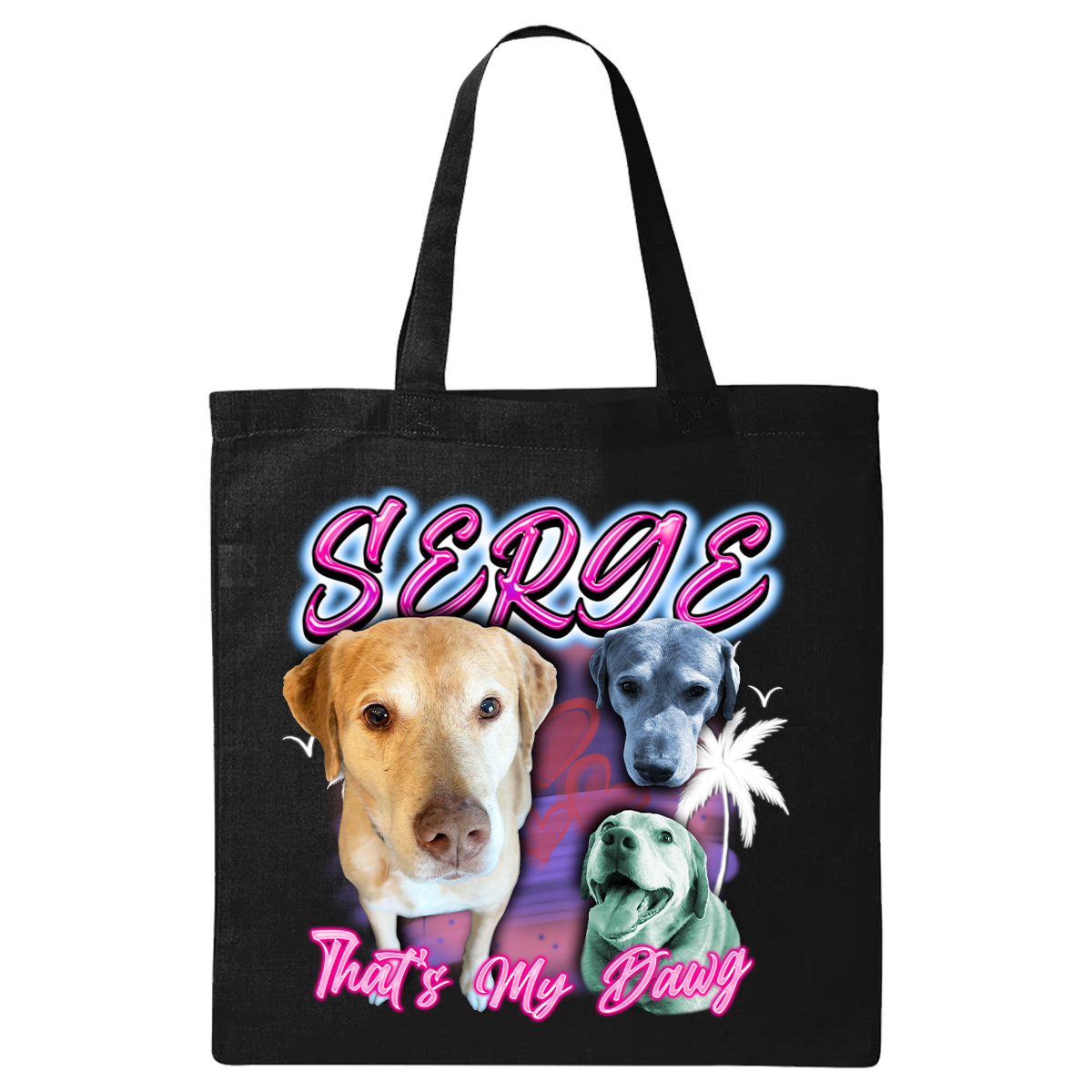 That's My Dawg Custom "Airbrush 2.0" Tote Bag