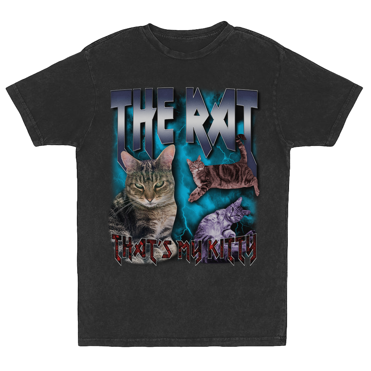 Custom Heavy Metal Vintage T-Shirt – Upload Any Pet, Friend, or Other Favorite Picture