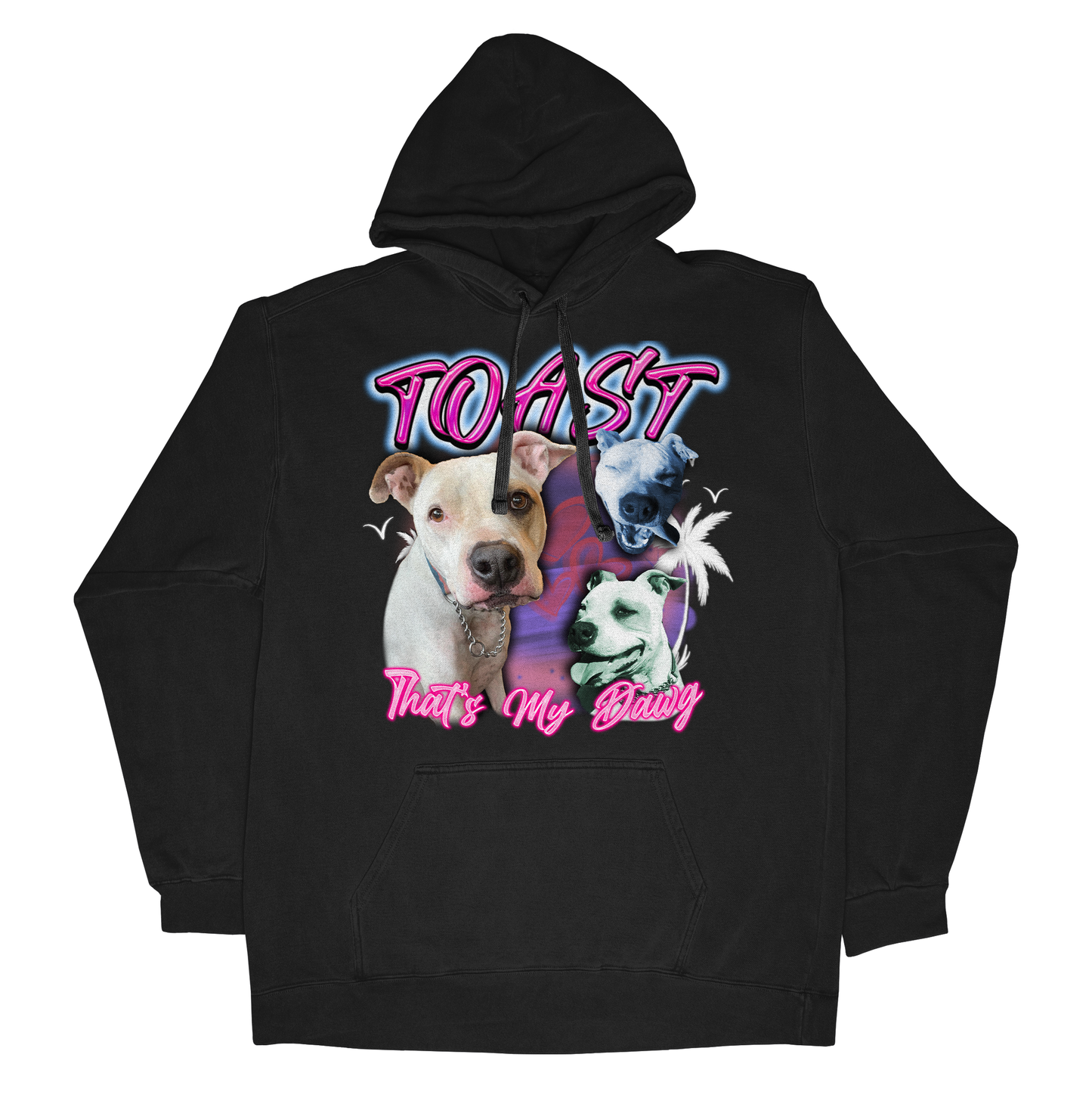 Custom Airbrush 2.0 Hoodie – Upload Any Pet, Friend, or Other Favorite Picture