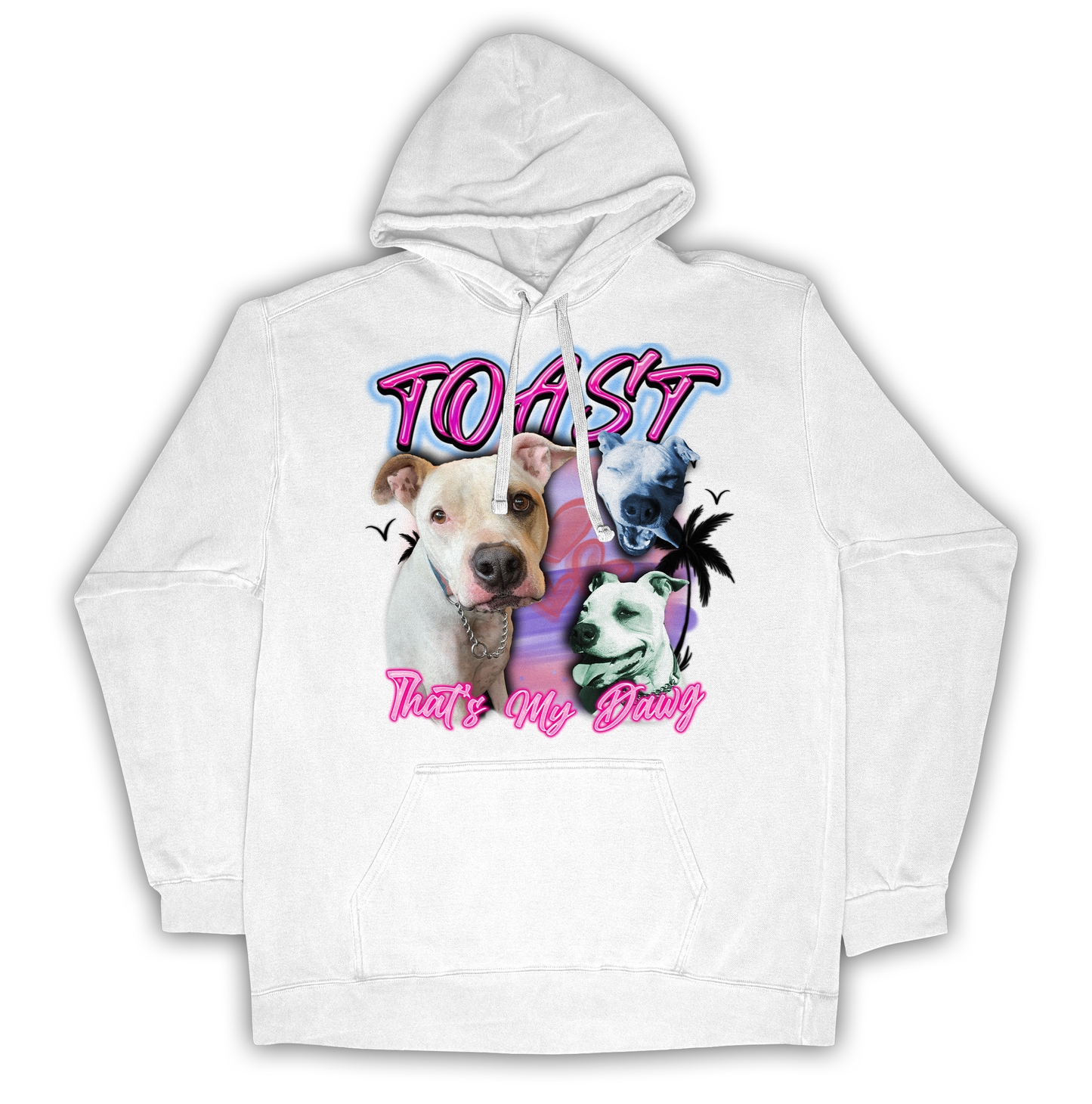 Custom Airbrush 2.0 Hoodie – Upload Any Pet, Friend, or Other Favorite Picture