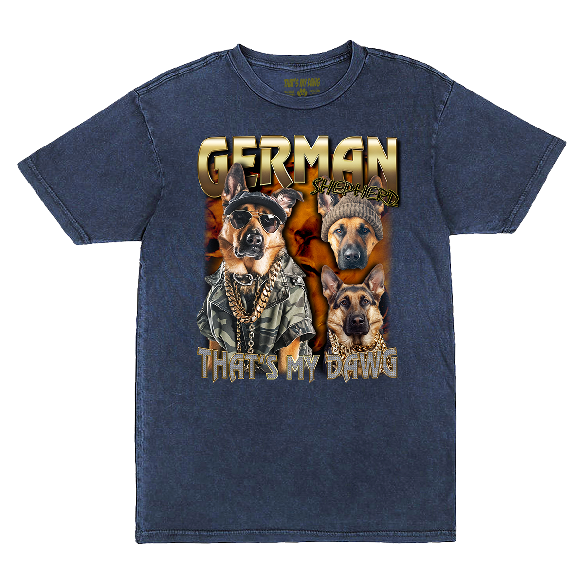 a t - shirt with two dogs on it