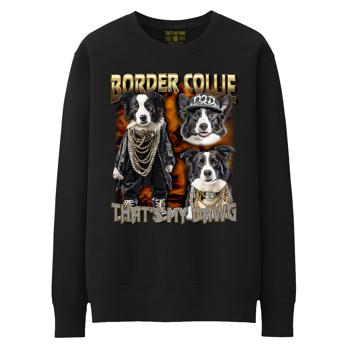 90s Bling - Border Collie