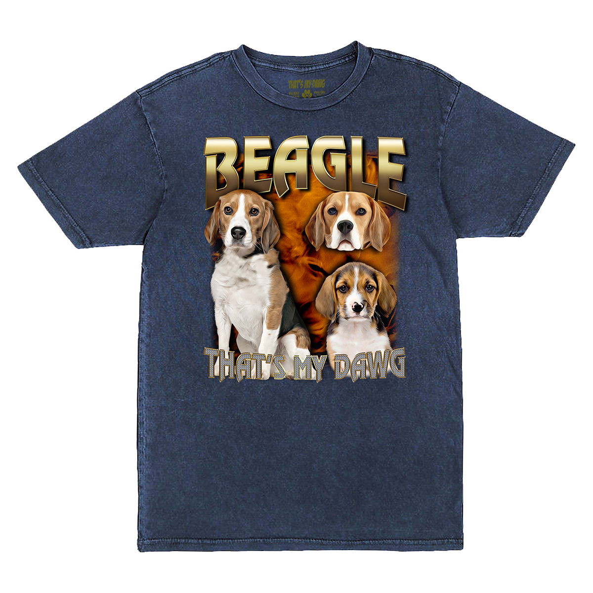 90's Style Beagle Vintage T-Shirts (Denim)