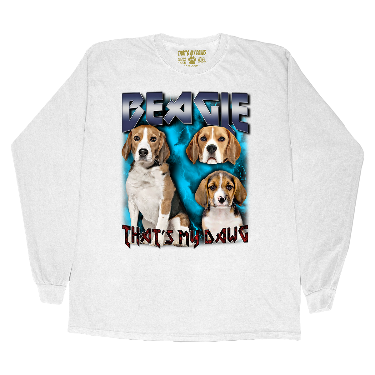 90's Style Beagle Long Sleeves