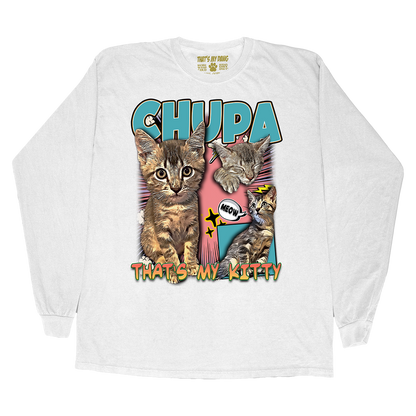 Custom Comic Book Long Sleeve – Upload Any Pet, Friend, or Other Favorite Picture