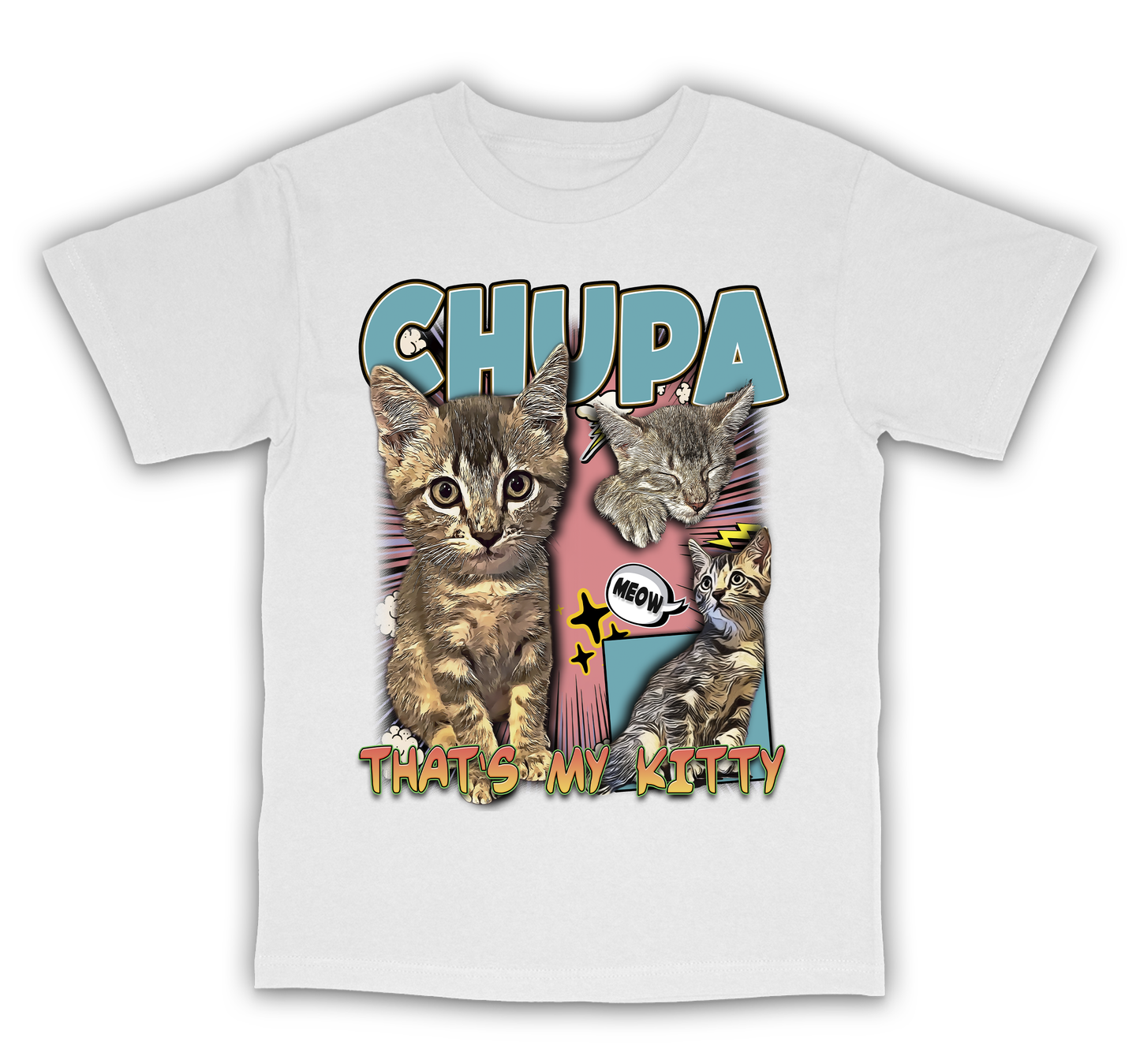 Custom Comic Book T-Shirt – Upload Any Pet, Friend, or Other Favorite Picture