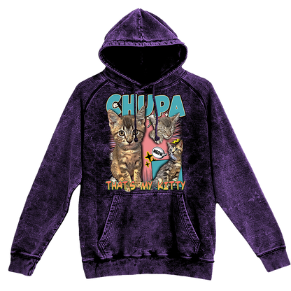 Custom Comic Book Vintage Hoodie – Upload Any Pet, Friend, or Other Favorite Picture