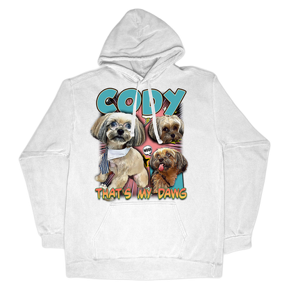 Custom Comic Book Hoodie – Upload Any Pet, Friend, or Other Favorite Picture