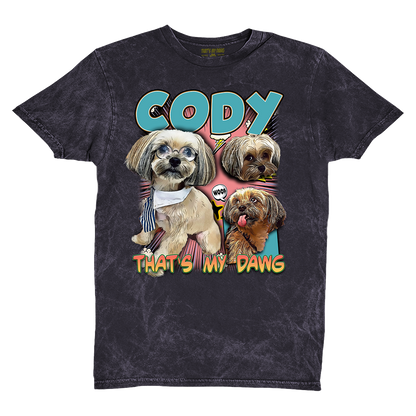 Custom Comic Book Vintage T-Shirt – Upload Any Pet, Friend, or Other Favorite Picture