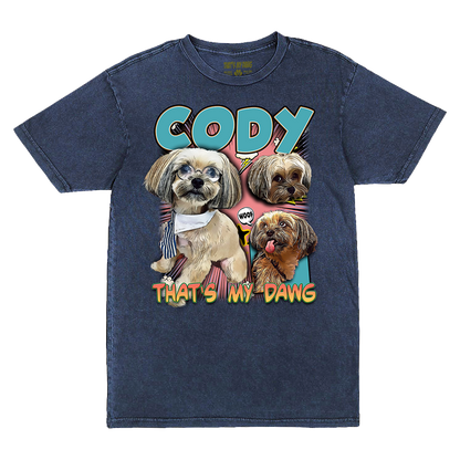 Custom Comic Book Vintage T-Shirt – Upload Any Pet, Friend, or Other Favorite Picture