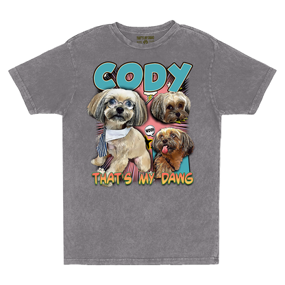 Custom Comic Book Vintage T-Shirt – Upload Any Pet, Friend, or Other Favorite Picture