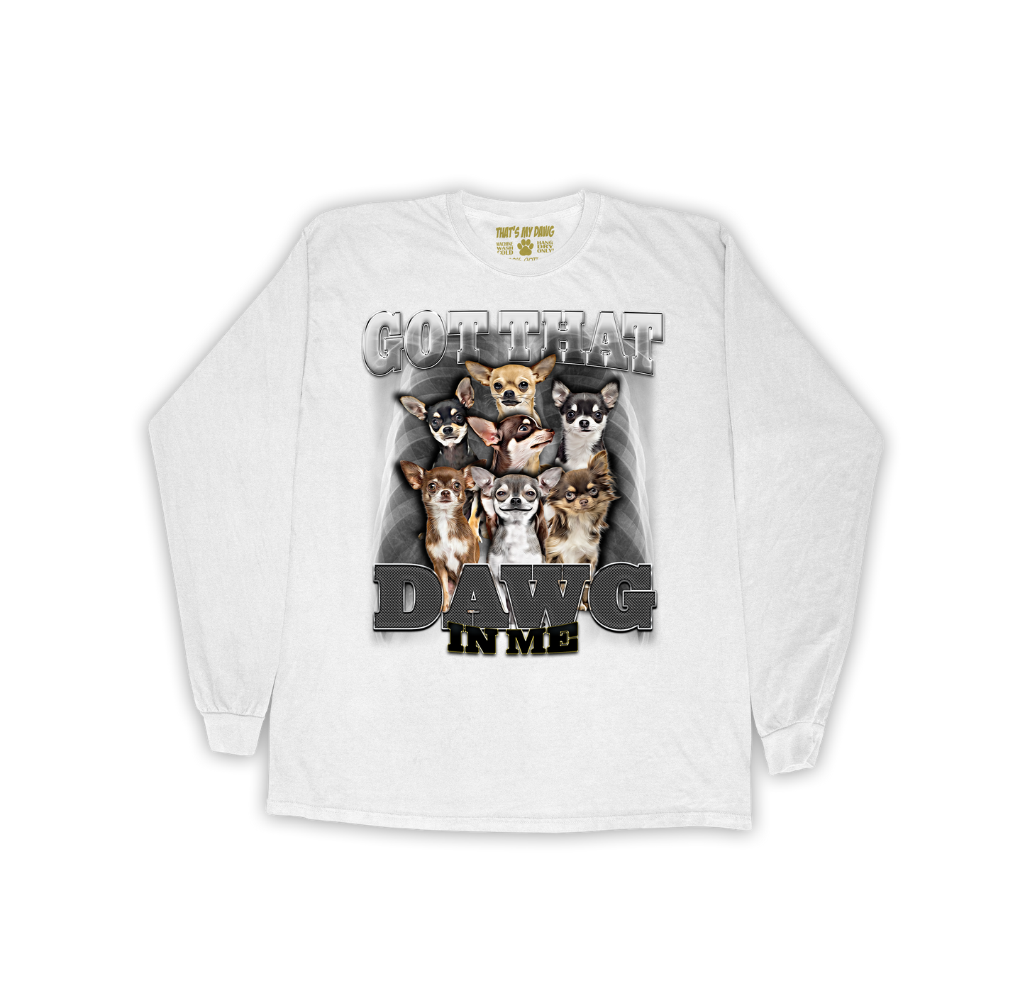 90's Style Chihuahua Long Sleeves