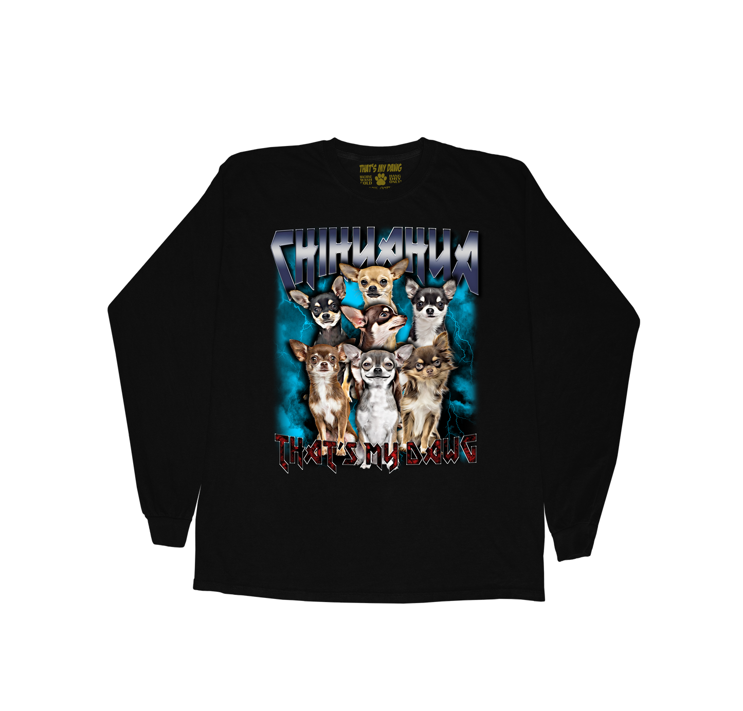 90's Style Chihuahua Long Sleeves