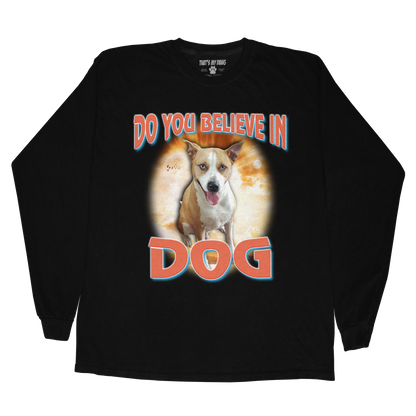 Custom Dog God Long Sleeve – Upload Your Dog and Turn Them Into a Deity