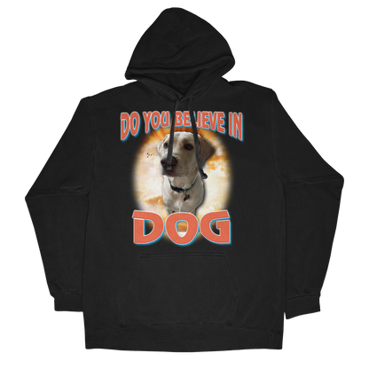 Custom Dog God Hoodie – Upload Your Dog and Turn Them Into a Deity