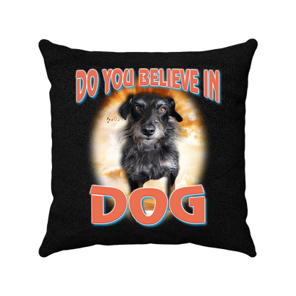 Custom Dog God Pillow – Upload Your Dog and Turn Them Into a Deity