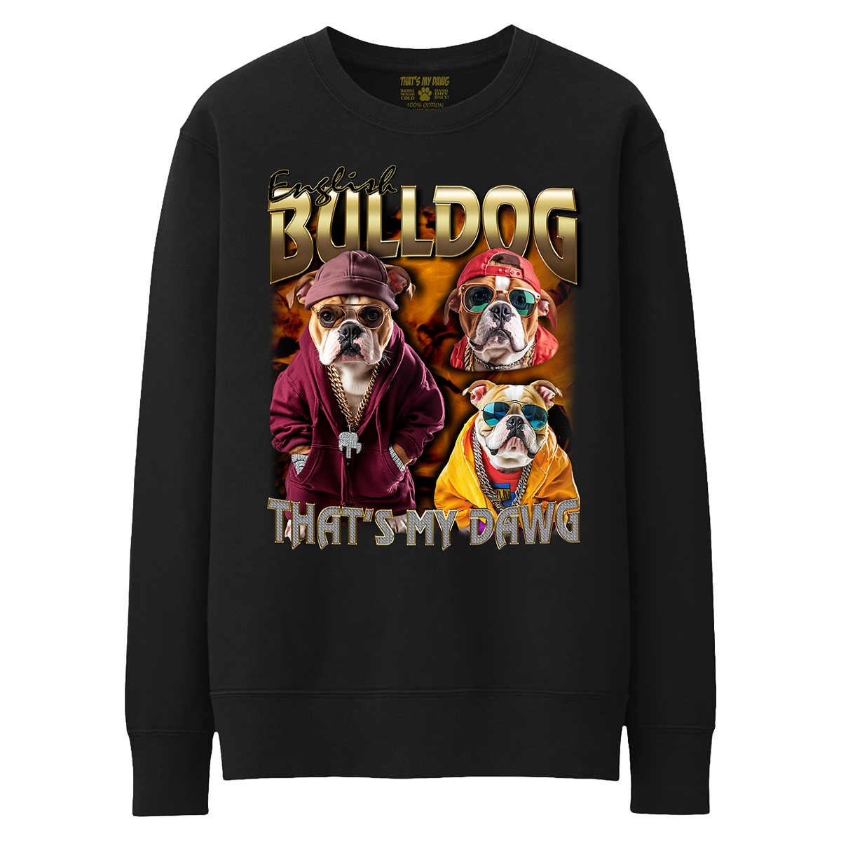 90s Bling - English Bulldog