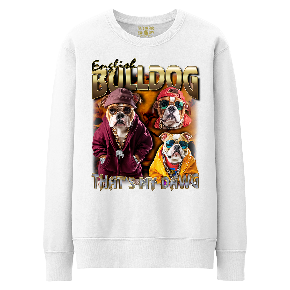 90s Bling - English Bulldog