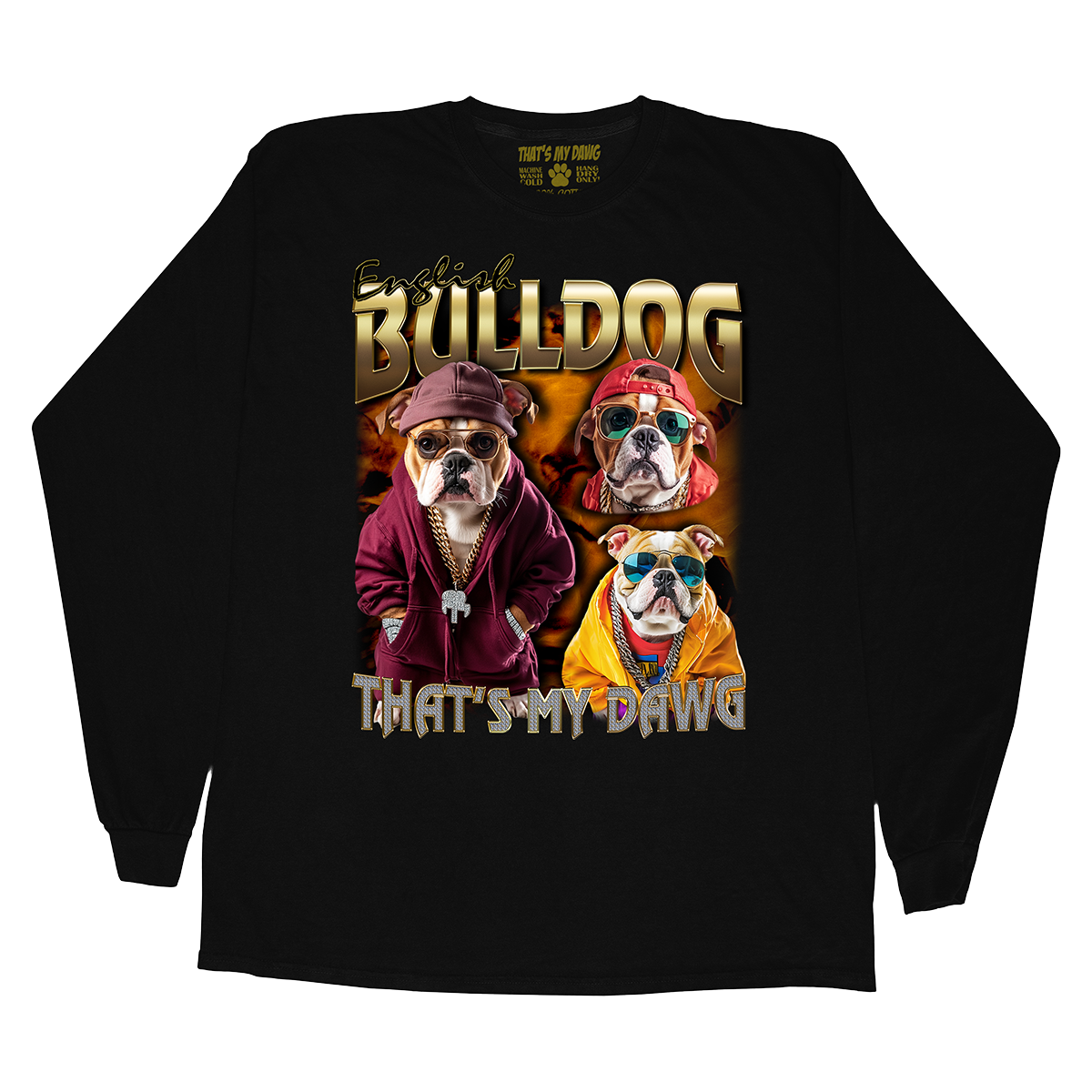 90s Bling - English Bulldog