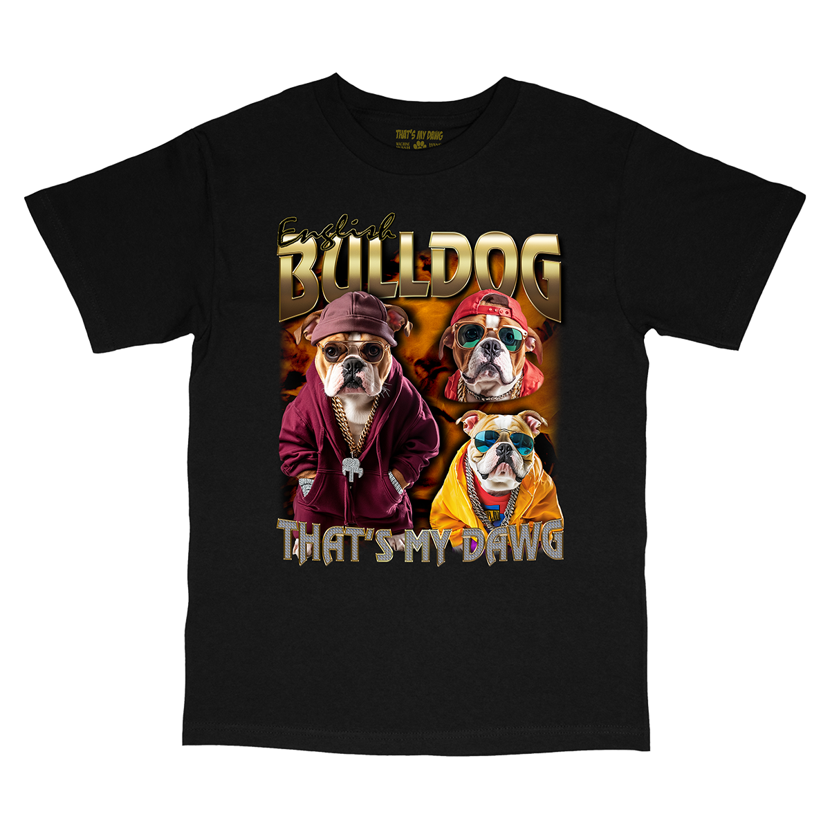 90s Bling - English Bulldog