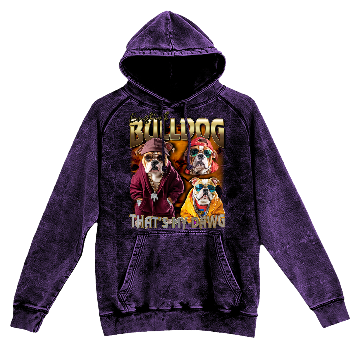 90s Bling - English Bulldog