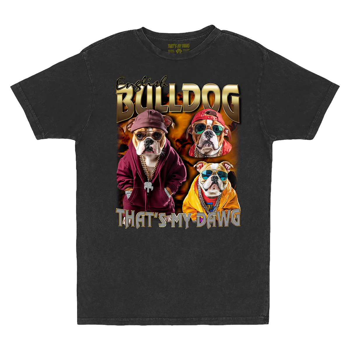 90s Bling - English Bulldog