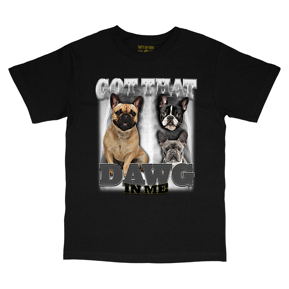 90's Style French Bulldog T-Shirts