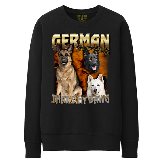 90's Style German Shepherd Crewneck Sweaters