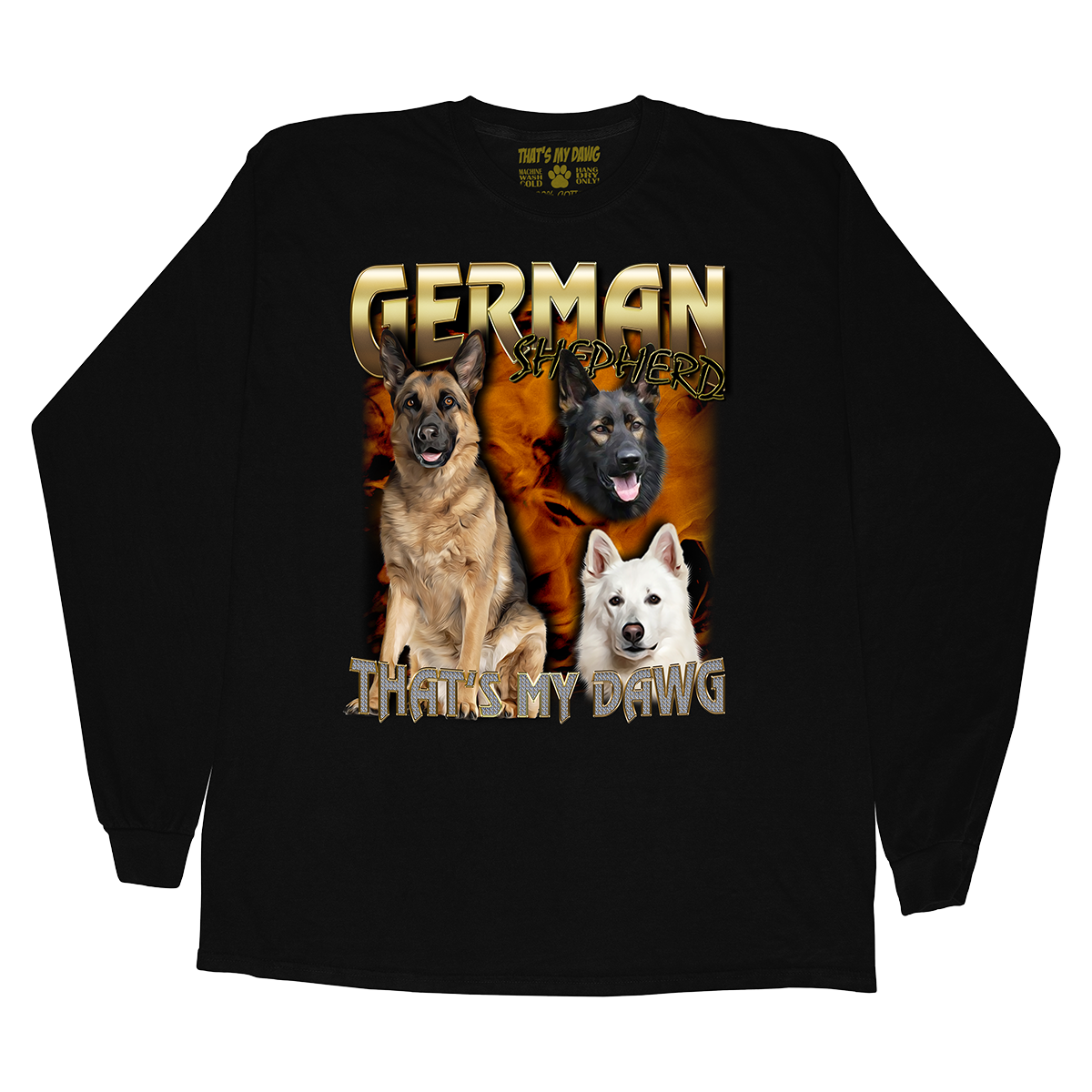 90's Style German Shepherd Long Sleeves