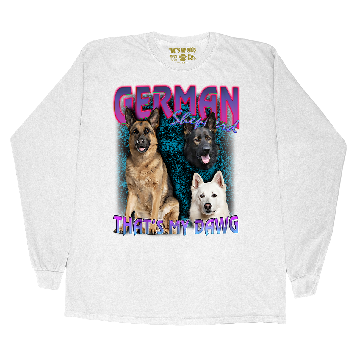 90's Style German Shepherd Long Sleeves