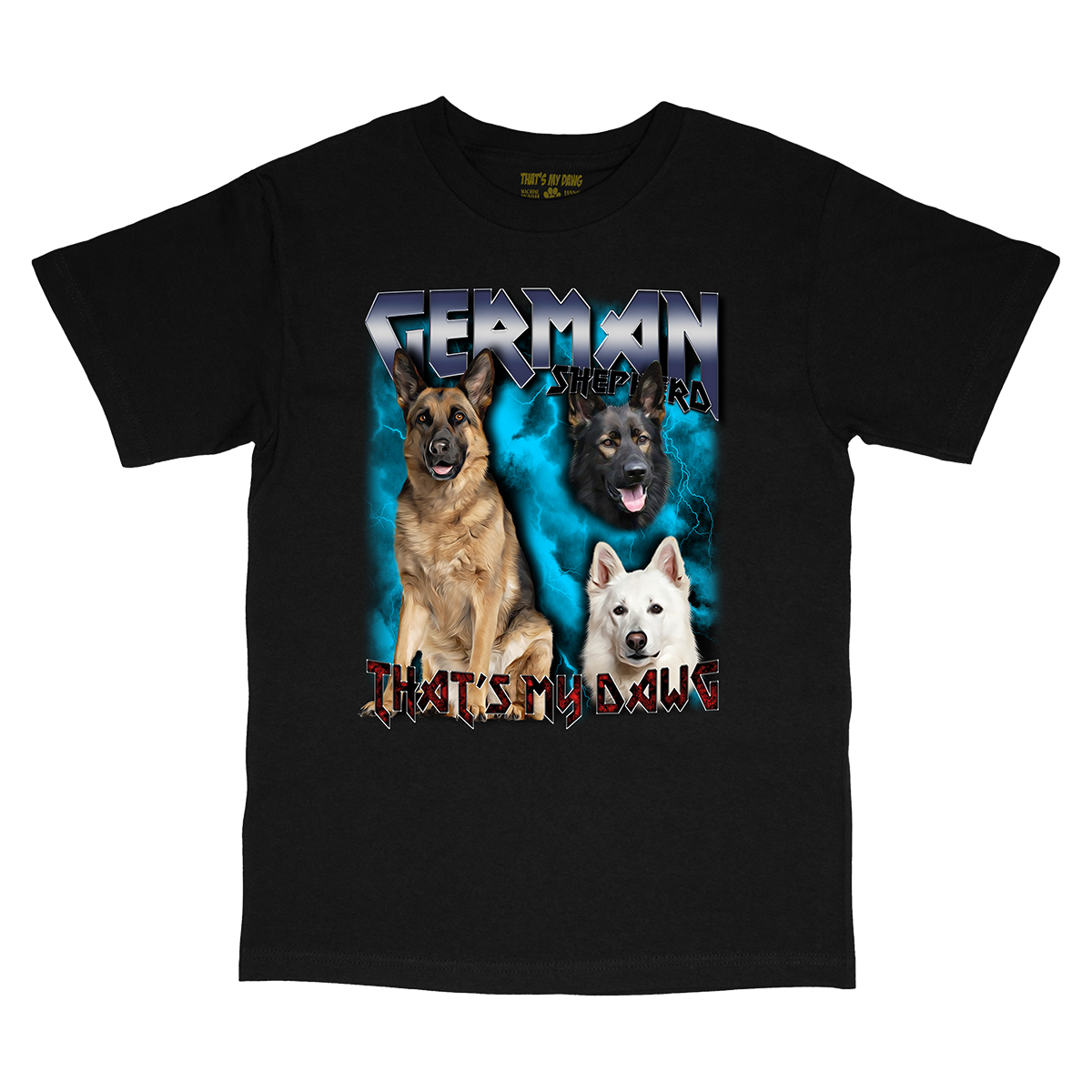 90's Style German Shepherd T-Shirts