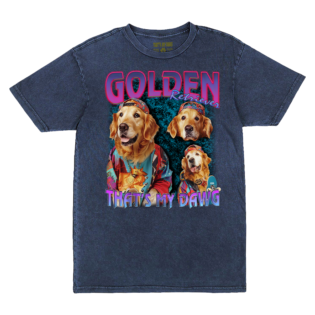 90s Bootleg Golden Retriever That s My Dawg Brand