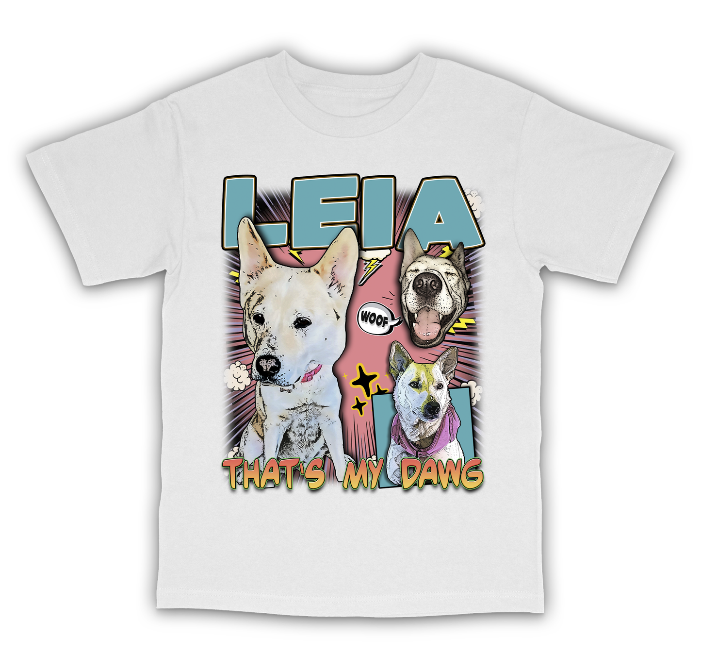 Custom Comic Book T-Shirt – Upload Any Pet, Friend, or Other Favorite Picture