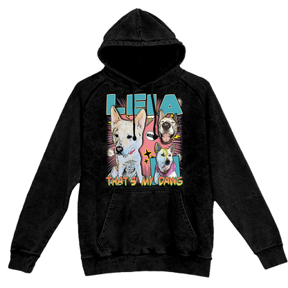 Custom Comic Book Vintage Hoodie – Upload Any Pet, Friend, or Other Favorite Picture