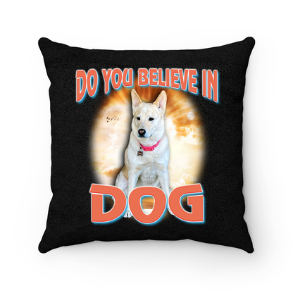 Custom Dog God Pillow – Upload Your Dog and Turn Them Into a Deity