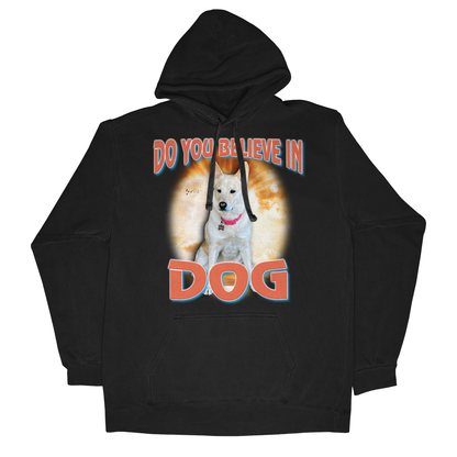 Custom Dog God Hoodie – Upload Your Dog and Turn Them Into a Deity