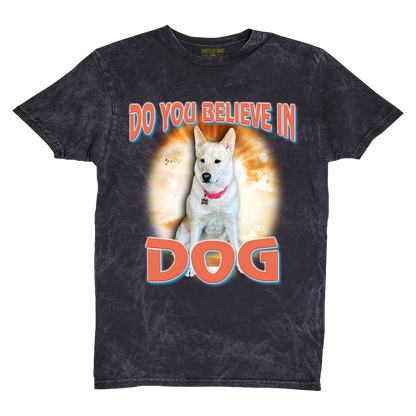 Custom Dog God Vintage T-Shirt – Upload Your Dog and Turn Them Into a Deity