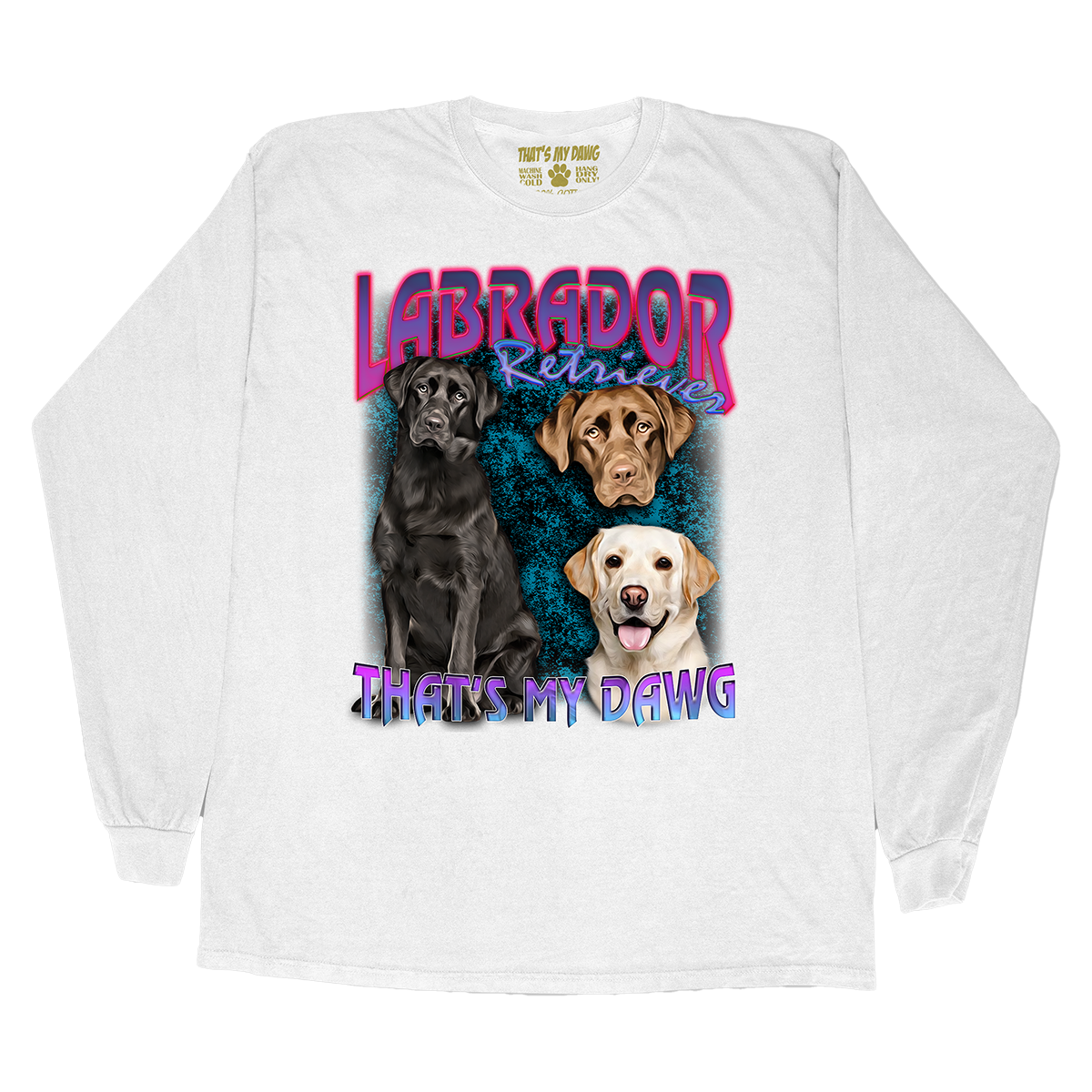 90's Style Labrador Retriever Long Sleeves