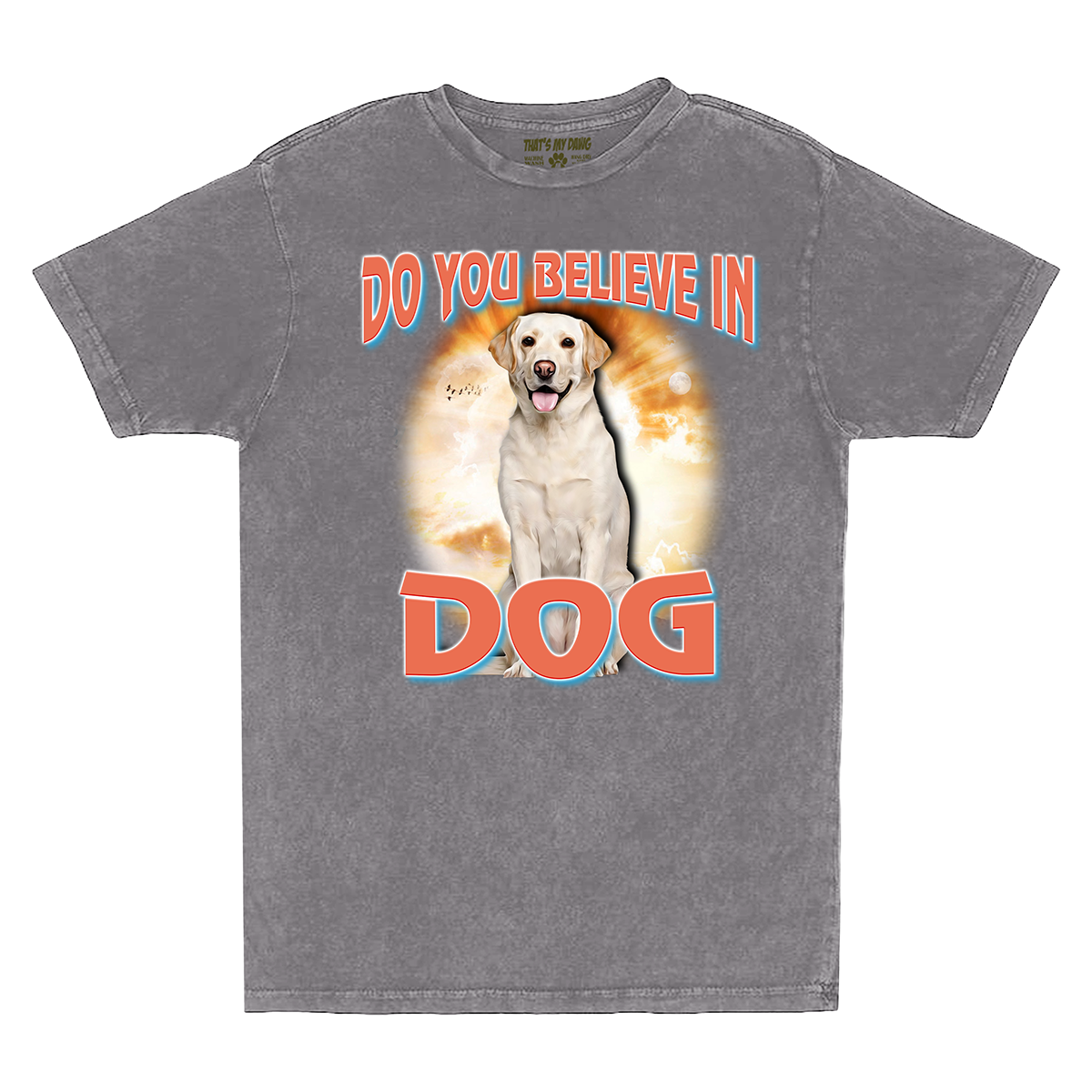 90's Style Labrador Retriever Vintage T-Shirts (Zinc)