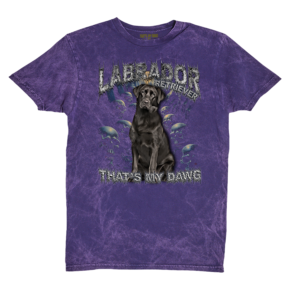 90's Style Labrador Retriever Vintage T-Shirts (Cloud Purple)