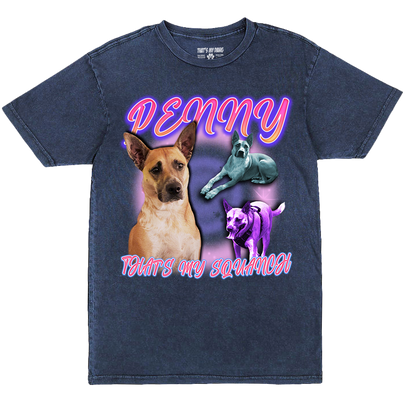 Custom 90s Airbrush Vintage T-Shirt – Upload Any Pet, Friend, or Other Favorite Picture