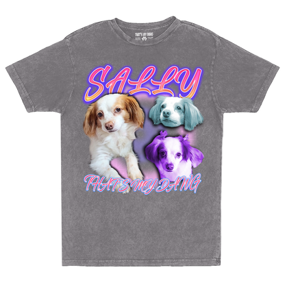 Custom 90s Airbrush Vintage T-Shirt – Upload Any Pet, Friend, or Other Favorite Picture