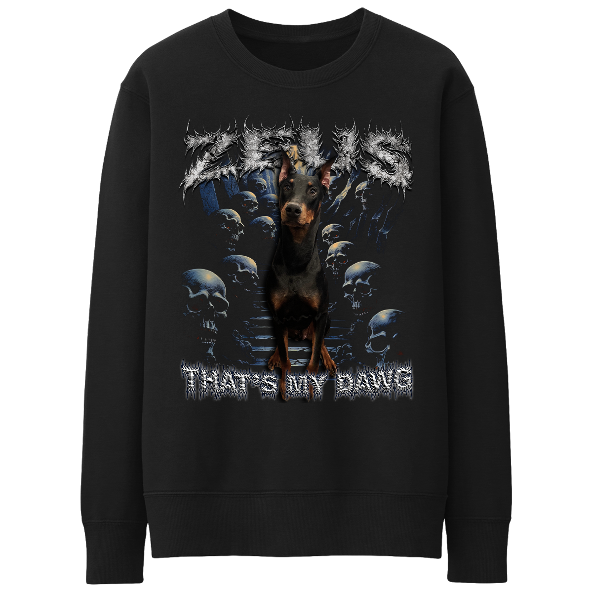 That's My Dawg Custom "Horrorcore" Crewneck Sweatshirt