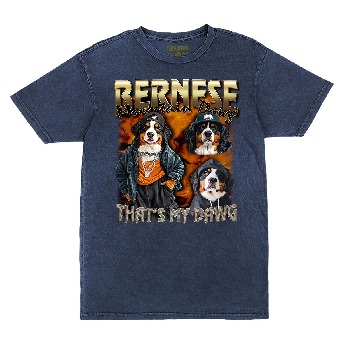 a t - shirt with three dogs on it