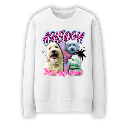 Custom Airbrush 2.0 Crewneck – Upload Any Pet, Friend, or Other Favorite Picture