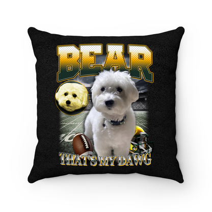 Custom NFL Pillow – Feature Your Pet as a Football Star!