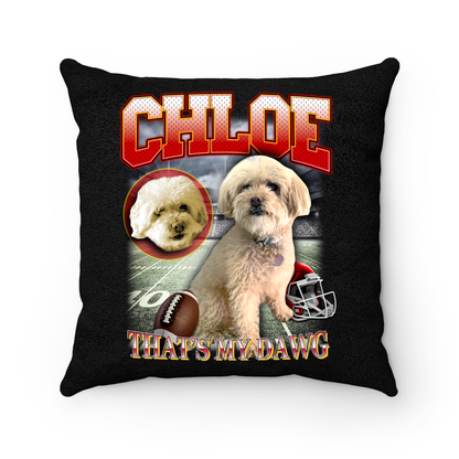 Custom NFL Pillow – Feature Your Pet as a Football Star!