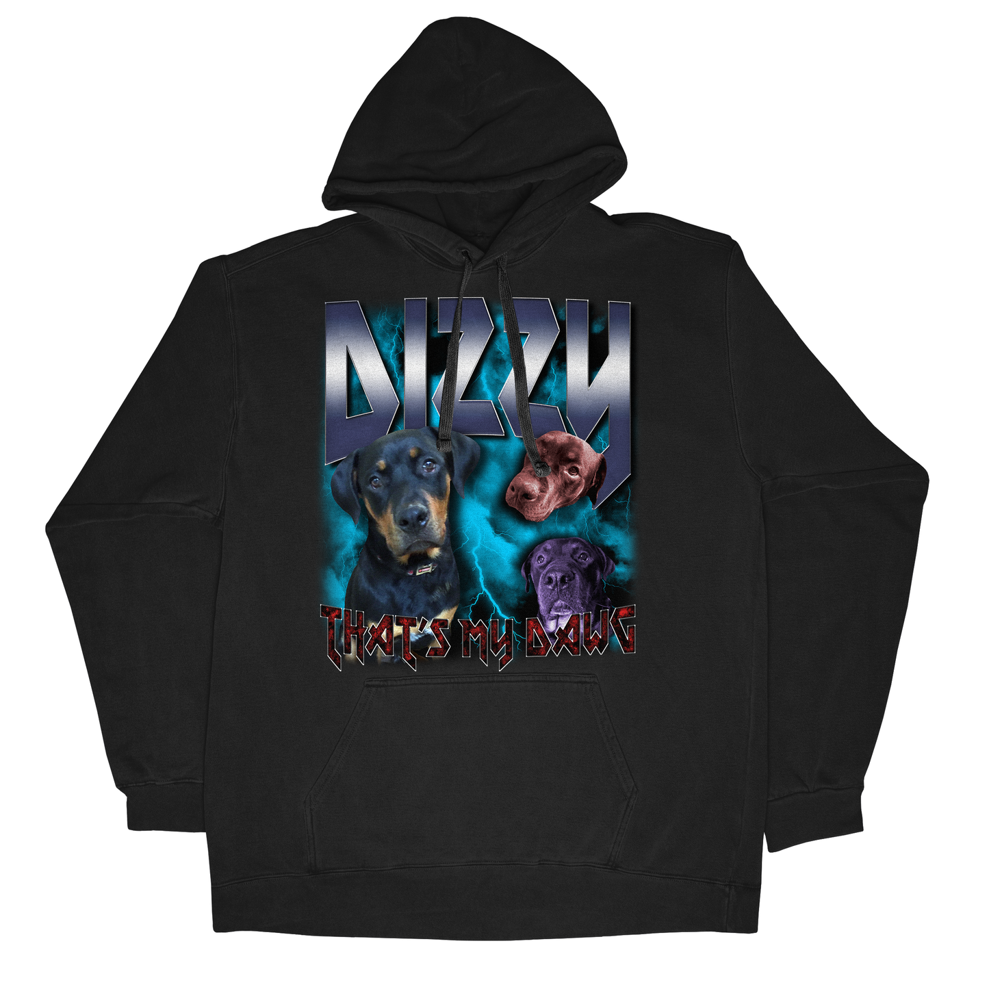 That's My Dawg Custom "Heavy Metal" Hoodie