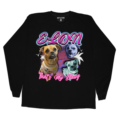 Custom Airbrush 2.0 Long Sleeve – Upload Any Pet, Friend, or Other Favorite Picture