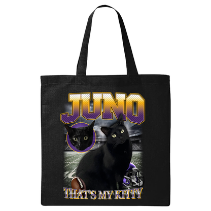 Custom NFL Tote Bag – Feature Your Pet as a Football Star!